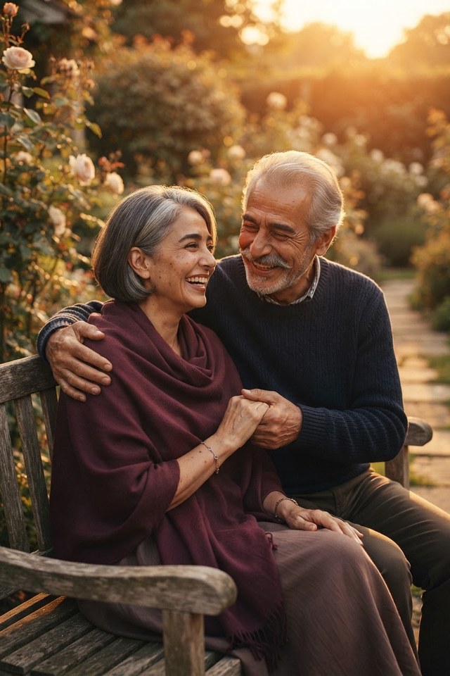پیر شدن کنار هم