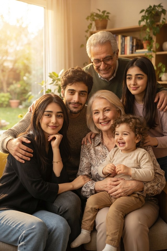 عکس سه‌نسلی